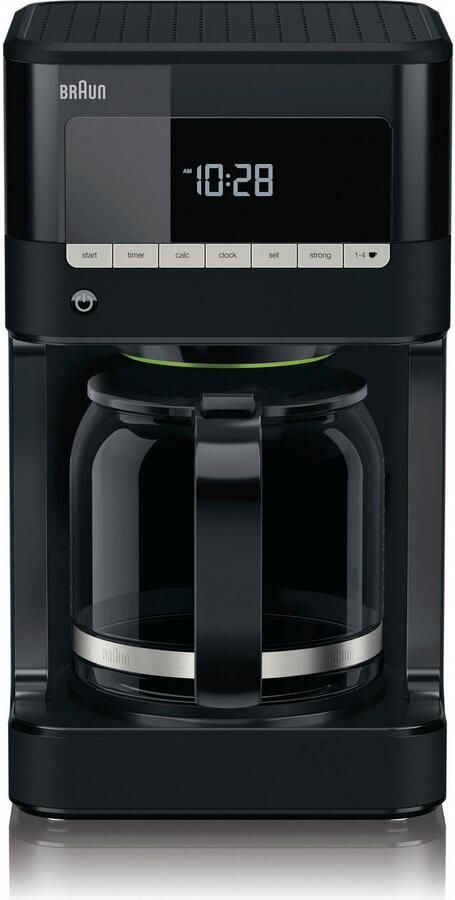 Braun Filterkoffieapparaat PurAroma 7 KF 7020 12 koppen glazen kan 4 programma's timer 1.000 w instelbare koffiesterkte ontkalkingsindicator druppelstop - Foto 5