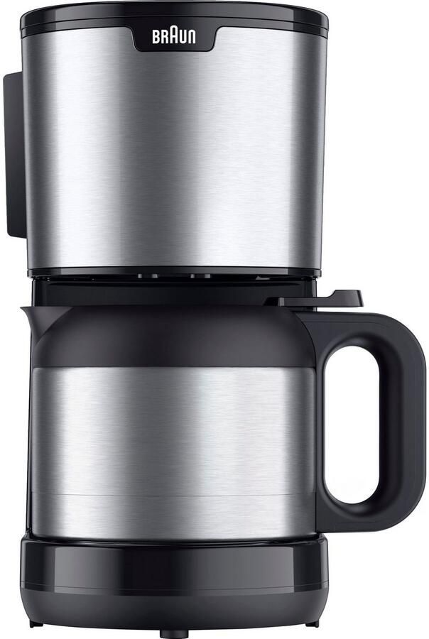 Braun Filterkoffieapparaat PurShine KF1505 BK 1 2 l 1000w automatische uitschakeling uitneembare filtermand roestvrij staal - Foto 3