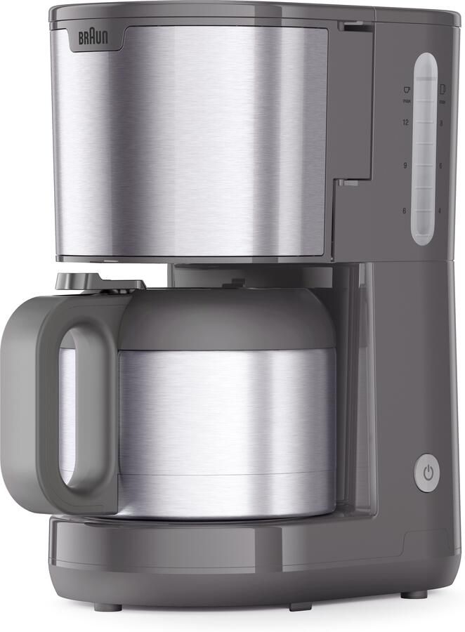 Braun Filterkoffieapparaat PurShine KF1505 BK 1 2 l 1000w automatische uitschakeling uitneembare filtermand roestvrij staal - Foto 3