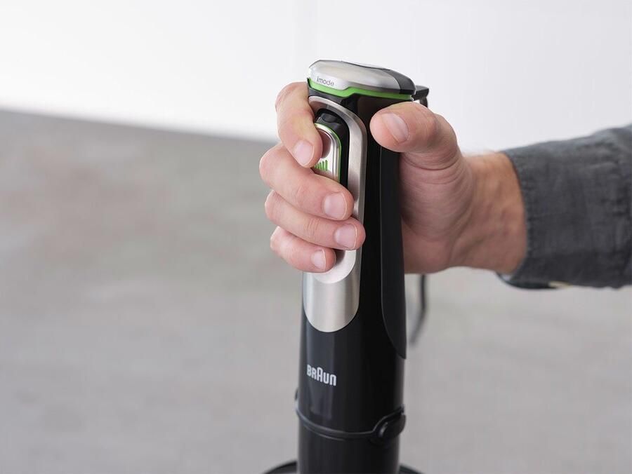 Braun Staafmixer MultiQuick 9 MQ 9195XL 1200W traploos regelbaar dynamisch mes Spatbescherming extra maalmes 2 modi + pulsfunctie blokjessnijder - Foto 4