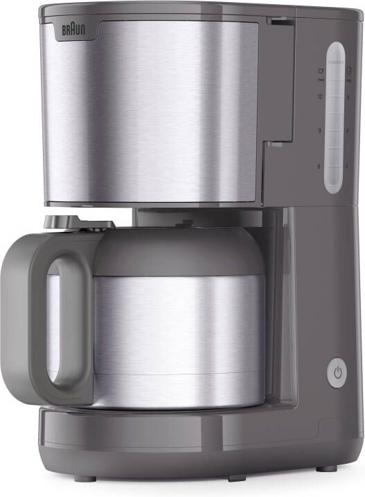Braun Filterkoffieapparaat PurShine KF1505 BK 1 2 l 1000w automatische uitschakeling uitneembare filtermand roestvrij staal