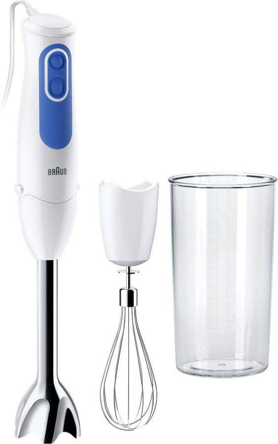 Braun Staafmixer MQ 3005 Cream MultiQuick 3 met garde en 600 ml mengbeker