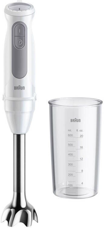 Braun Staafmixer MultiQuick 5 MQ 50001 M 1000 W 21 Geschwindigkeiten Spritzschutz
