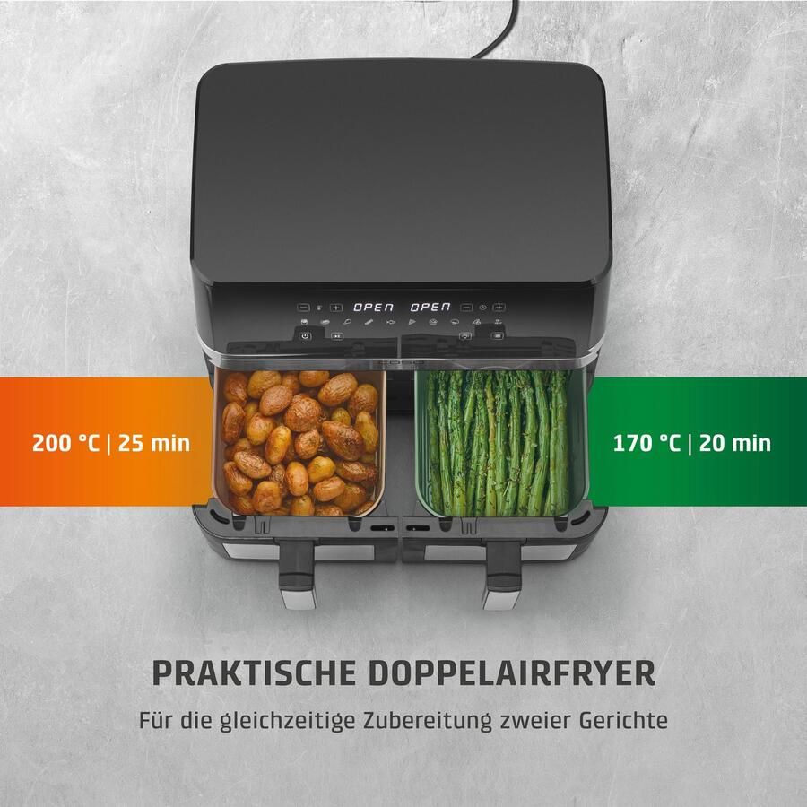 Caso Airfryer 3186 Design AirFry DuoChef - Foto 5