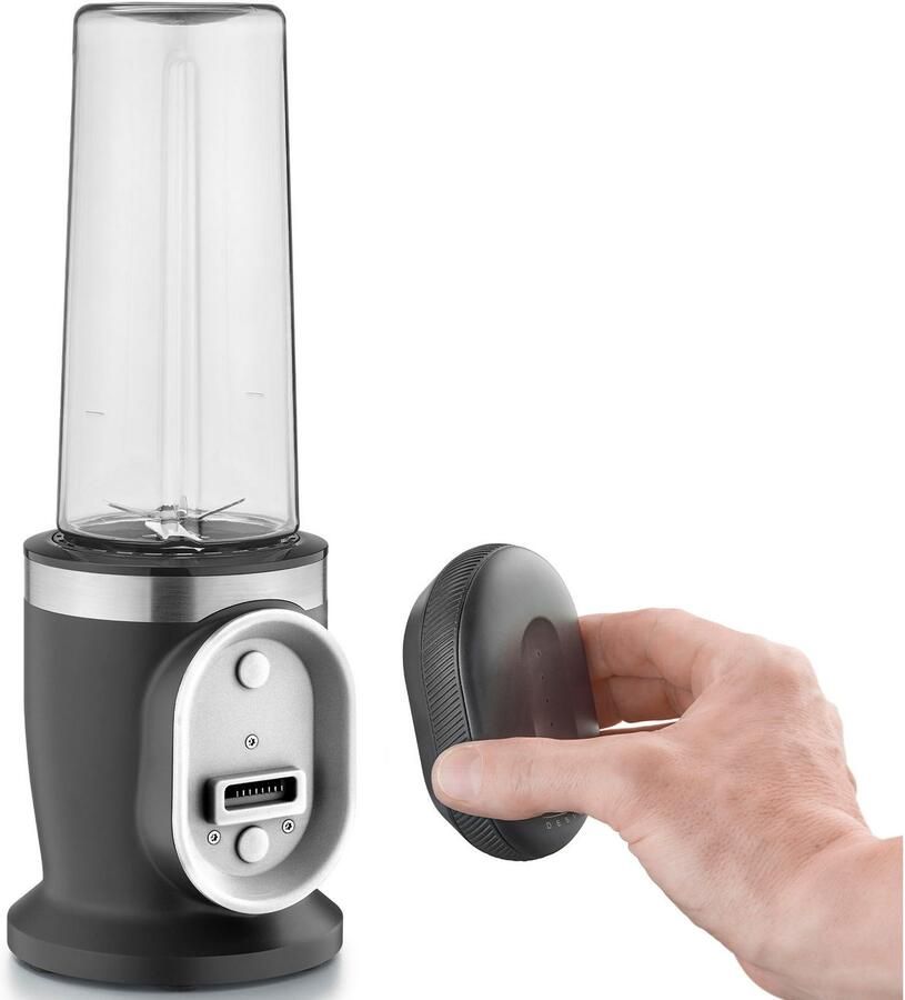 Caso Design CASO Click & Blend Draadloze Blender – 240 Watt – 14.000 RPM – RVS 4-Mes System – BPA-vrije Tritan Kan 500 ml – USB-C Opladen - Foto 3