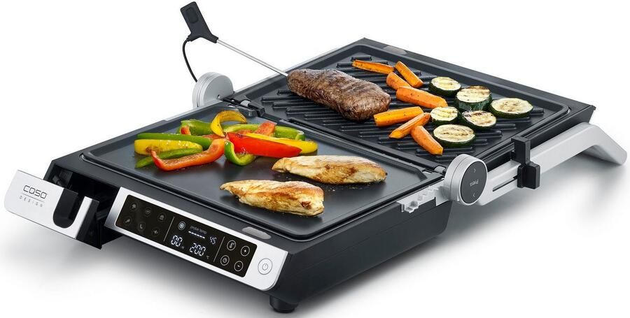 Caso Design CASO SteakMaster Pro 2838 Elektrische 5-in-1 contactgrill met thermocontrol 2000W Digitale bediening XXL grilloppervlak - Foto 8