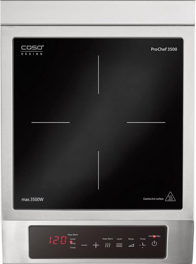 Caso Enkele inductiekookplaat 2364 Pro Chef 3500 - Foto 3