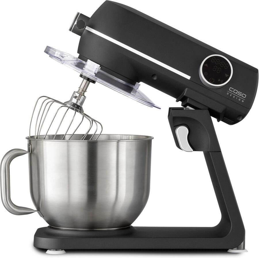 Caso Keukenmachine KM1800 Black E roestvrijstalen kom 6 liter - Foto 2