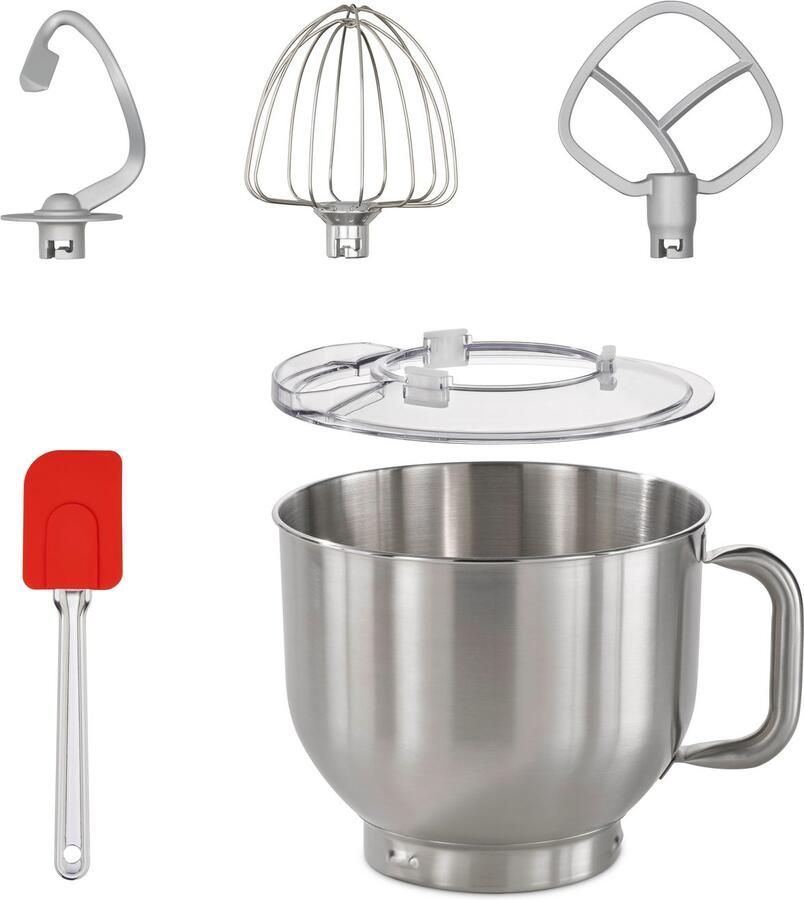 Caso Keukenmachine KM1800 Black E roestvrijstalen kom 6 liter - Foto 6