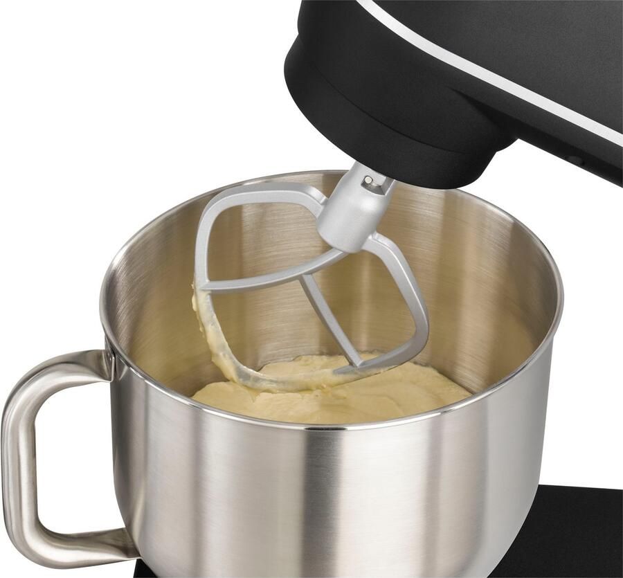 Caso Keukenmachine KM1800 Black E roestvrijstalen kom 6 liter - Foto 5