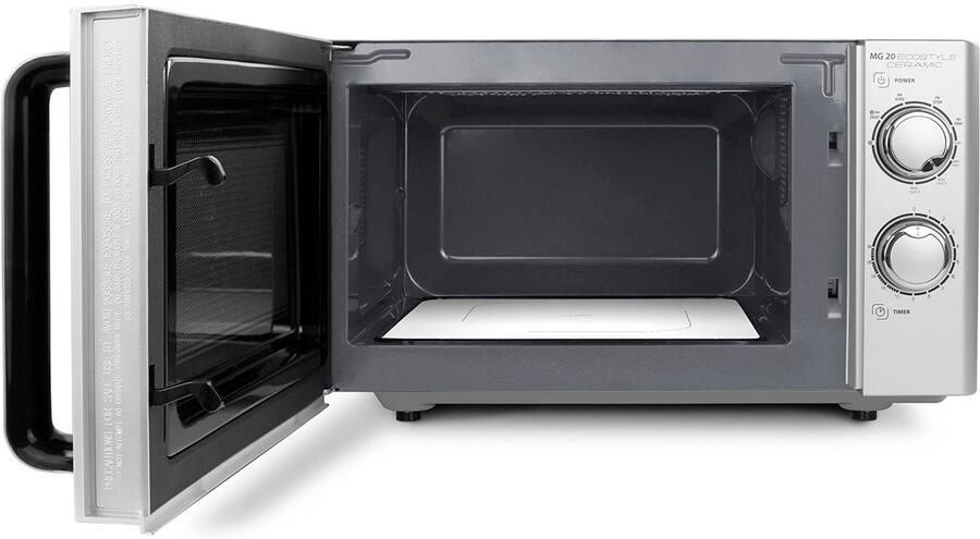 Caso Design CASO MG 20 Ecostyle Ceramic Magnetron – 20 L – 700W Magnetron 1000W Grill – Keramische Bodem – RVS Zilver - Foto 6