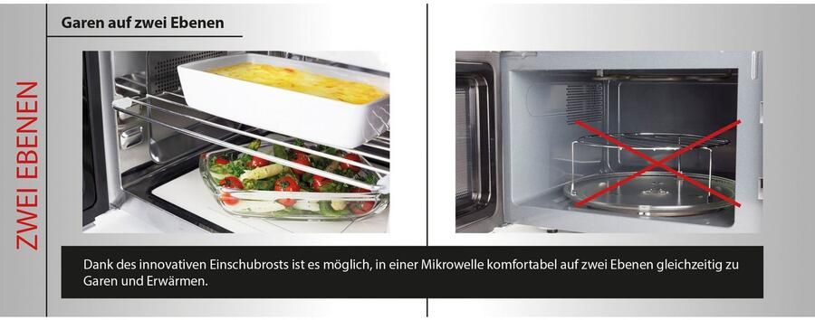 Caso Magnetron 3371 MCG 30 Ceramic Chef 3 in 1 magnetron grill hetelucht - Foto 6