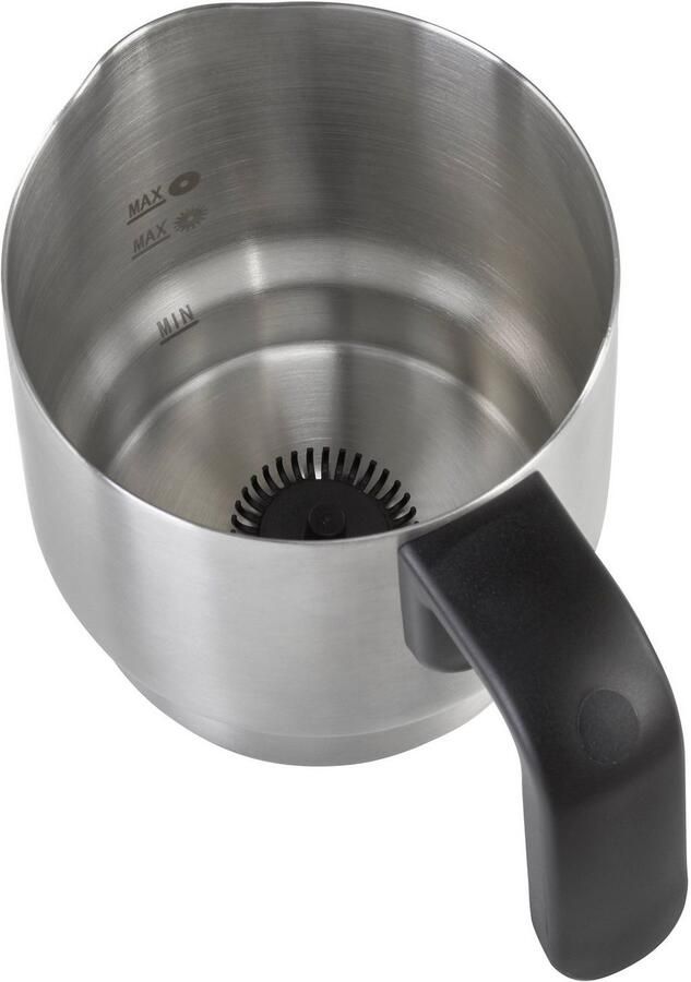 Caso Design CASO Crema & Choco Black Melkopschuimer – 4 functies – 500W – 250 ml melkschuim 350 ml warme melk – Zwart RVS - Foto 6