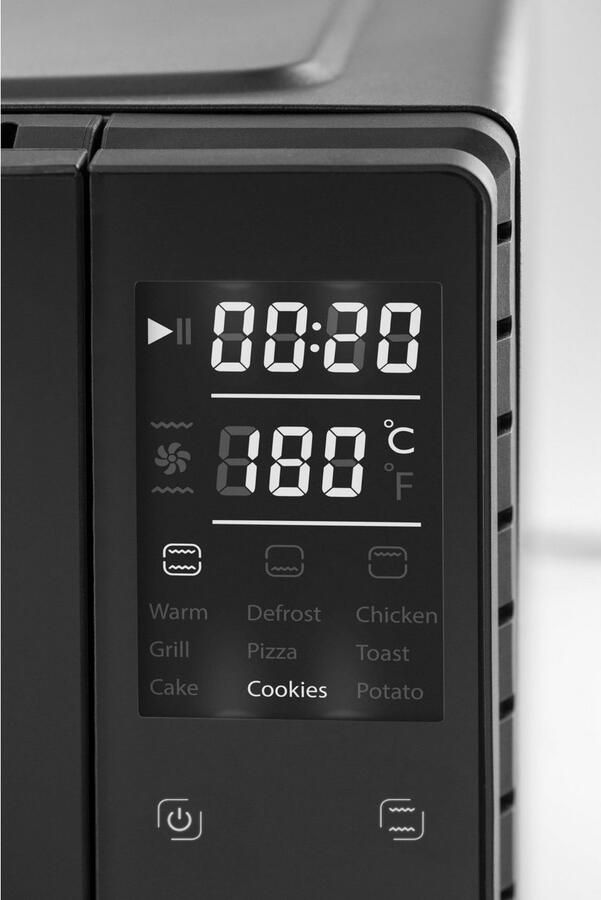 Caso Design CASO TO26 electronic – Multifunctionele elektrische oven – 26 Liter – Digitale sensorbediening – Met draaispit en pizzasteen - Foto 2