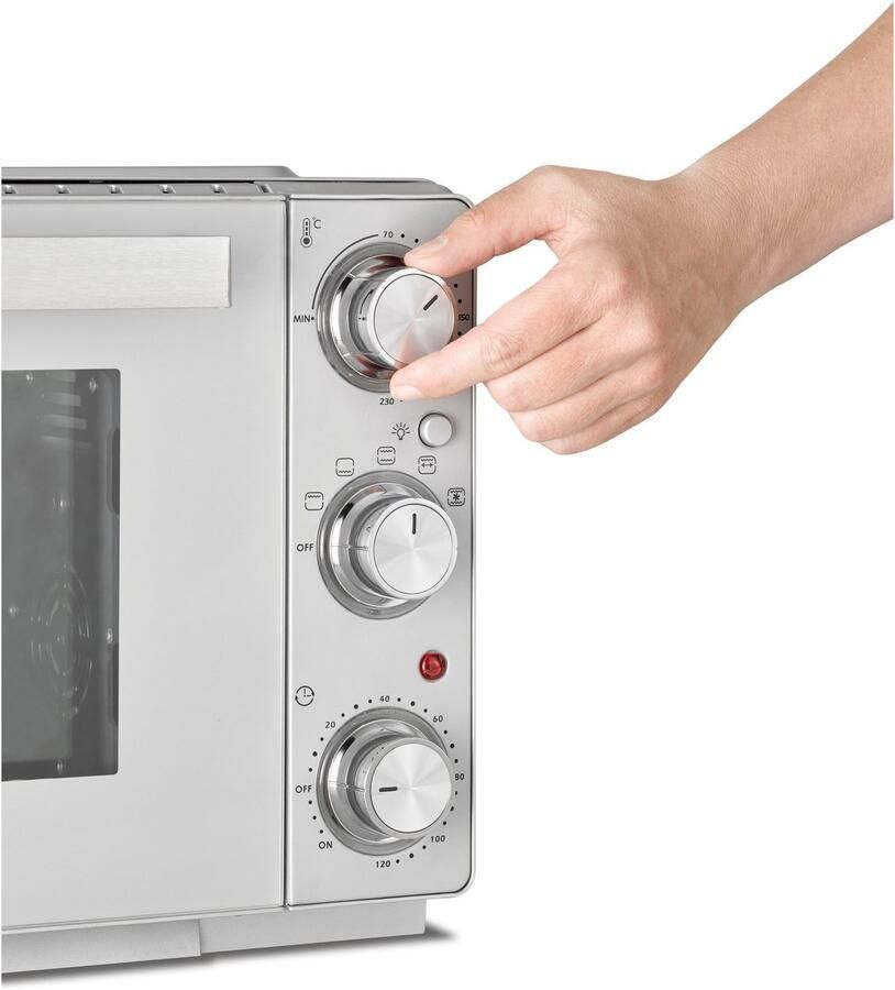 Caso Oven TO 26 SilverStyle 26 L multi-oven met pizzasteen - Foto 3