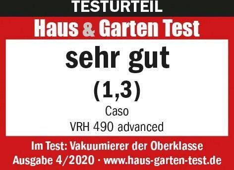 Caso Design Caso VRH 490 advanced vacuüm sealer RVS Zwart - Foto 8