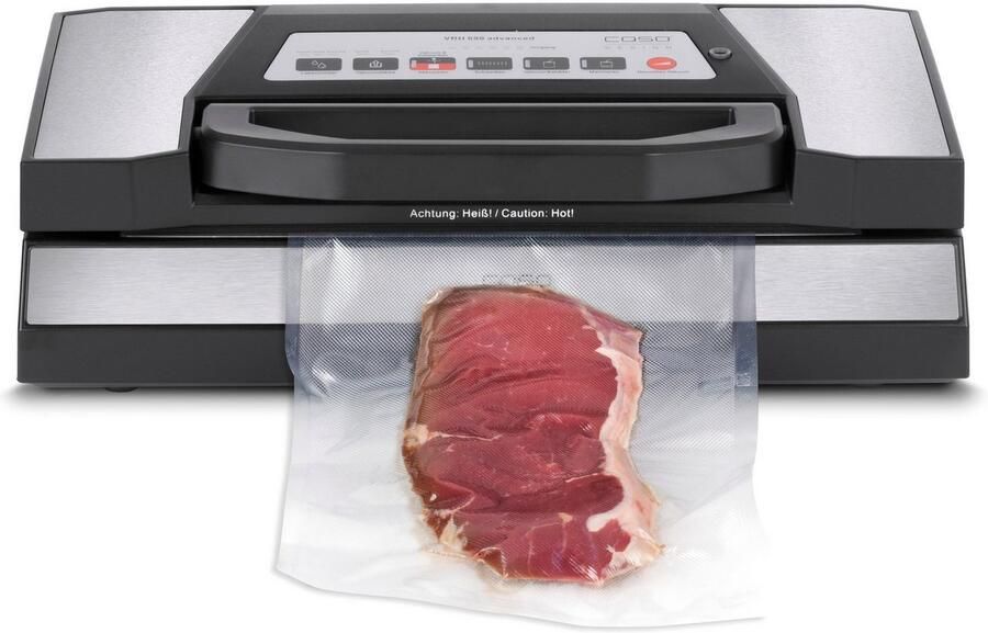 Caso Design CASO VRH 690 advanced – Professionele vacuümmachine – 20 L min – Zwart RVS – 2 5 mm dubbele lasnaad - Foto 3