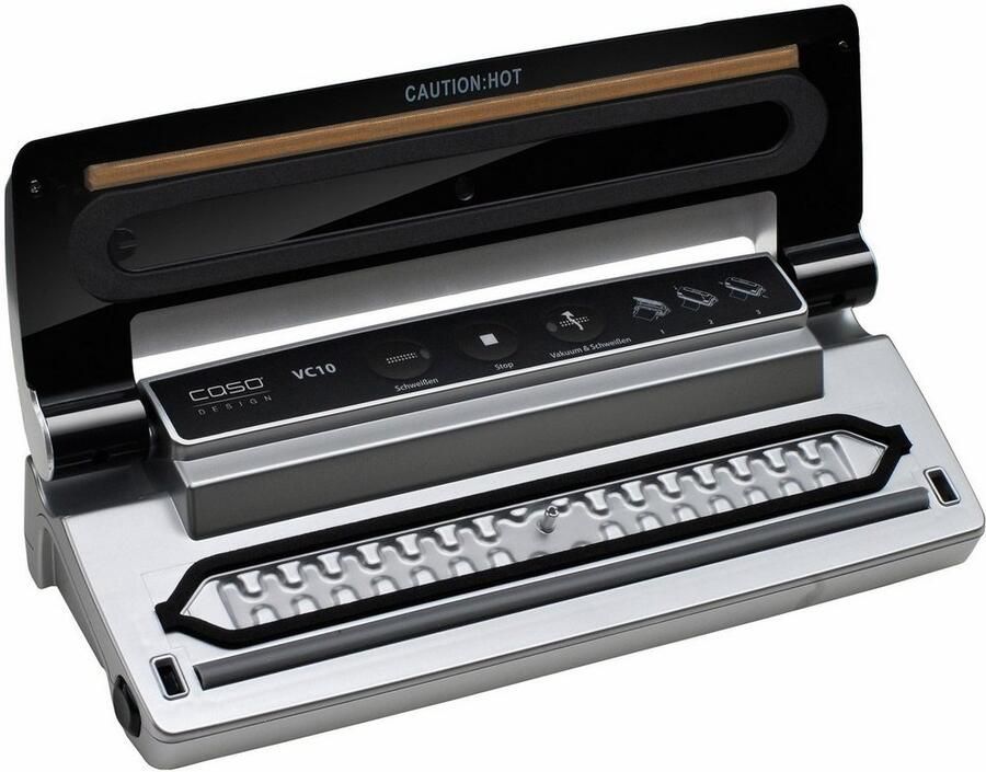 Caso Vacumeermachine VC10 inclusief 10 profi-zakjes separate sealfunctie