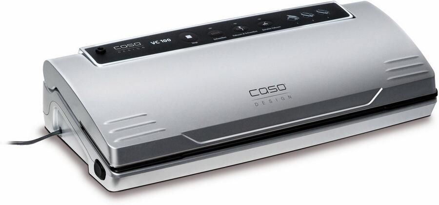 Caso Design CASO VC 100 Volautomatische Vacuüm Sealer – Compact Met Verwijderbare Vacuümkamer 12 L min Pomp Dubbele Seal Inclusief Zakjes en Slang Model 1380 - Foto 9