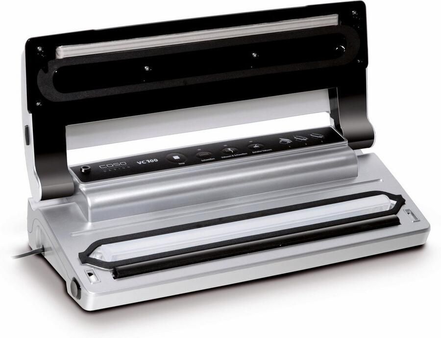 Caso Design CASO VC 100 Volautomatische Vacuüm Sealer – Compact Met Verwijderbare Vacuümkamer 12 L min Pomp Dubbele Seal Inclusief Zakjes en Slang Model 1380 - Foto 3