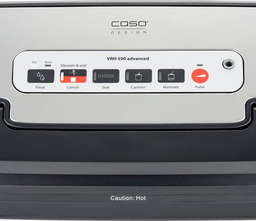 Caso Design CASO Vacumeermachine-Vacuüm Sealer VRH 590 Inclusief Rolhouder 12 L min 110 Watt Advanced Inclusief foliezakken - Foto 5