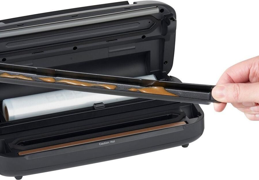 Caso Design CASO Vacumeermachine-Vacuüm Sealer VRH 590 Inclusief Rolhouder 12 L min 110 Watt Advanced Inclusief foliezakken - Foto 7