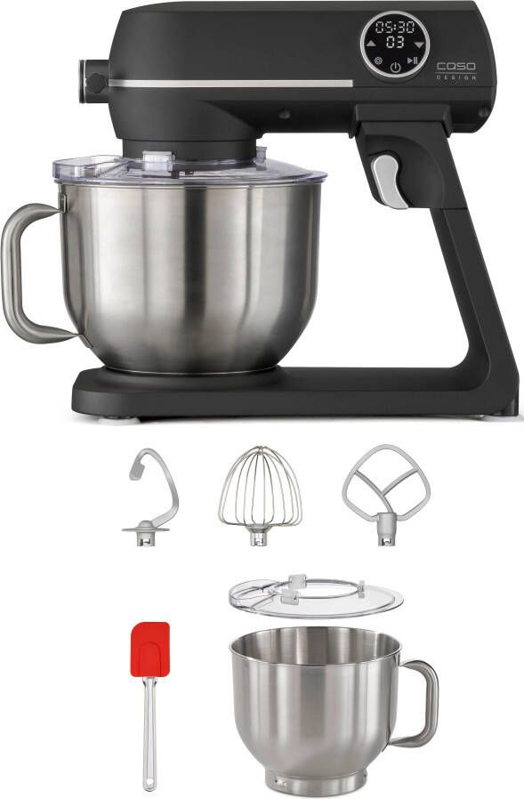 Caso Keukenmachine KM1800 Black E roestvrijstalen kom 6 liter - Foto 10