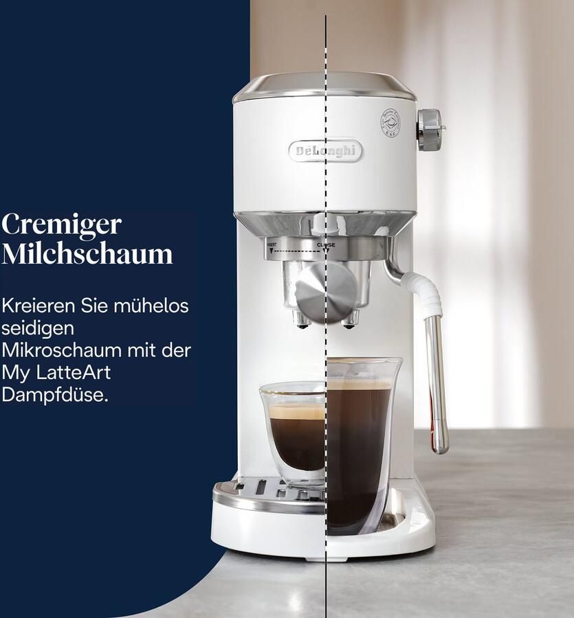De'Longhi Espressomachine DEDICA DUO EC890.M Cold Brew in minder dan 5 minuten 15 cm breed 1 liter incl. melkopschuimneus - Foto 7