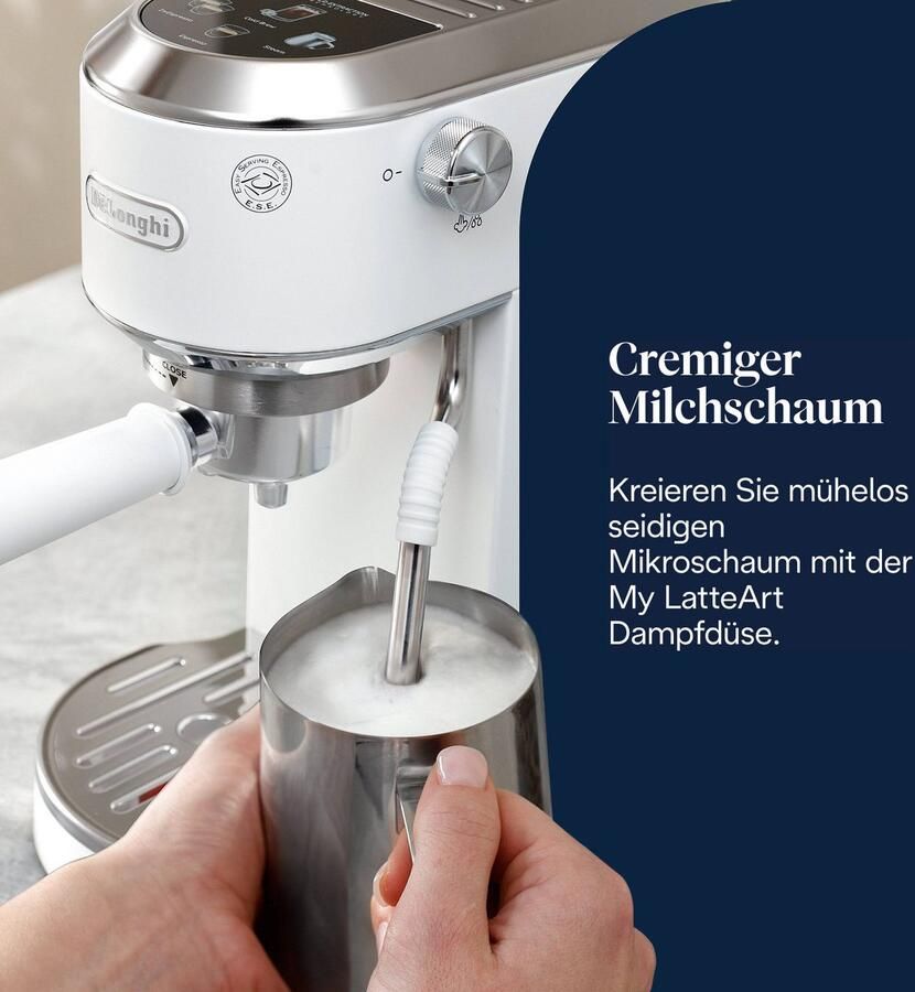 De'Longhi Espressomachine DEDICA DUO EC890.M Cold Brew in minder dan 5 minuten 15 cm breed 1 liter incl. melkopschuimneus - Foto 8