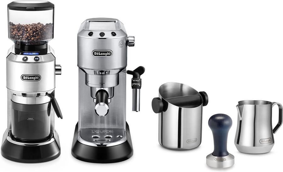 De'Longhi Espressomachine ECKG6821.M Barista-bundel incl. tamper melkkannetje en knock-box - Foto 18