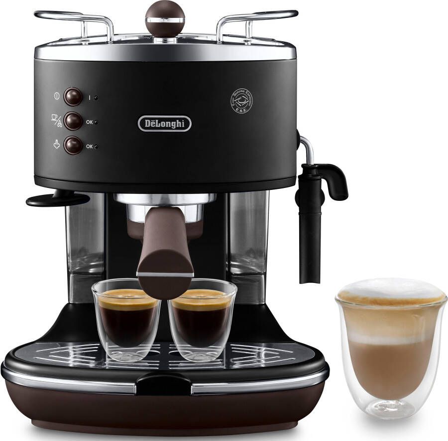 De'Longhi Espressomachine Icona Vintage ECOV 311.GR Siebdrager ook geschikt voor koffiepads