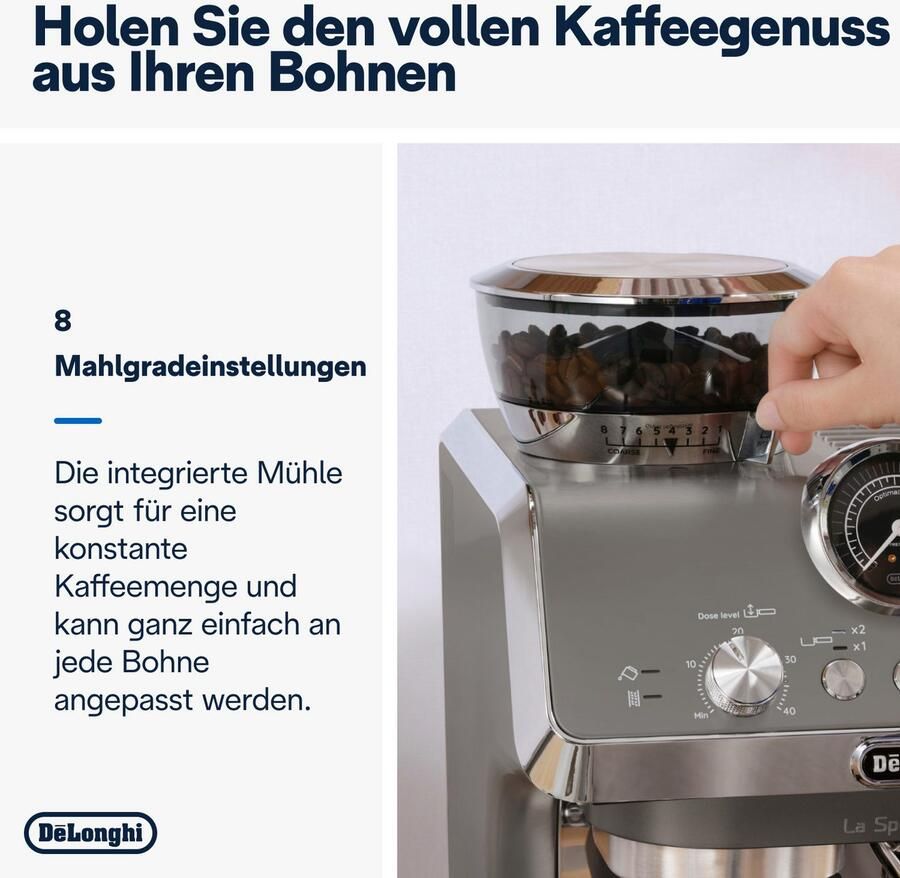 De'Longhi Espressomachine LA SPECIALISTA ARTE EVO COLD BREW 8004399027190 8 maalgraden 3 temperatuurinstellingen & cold brew incl. barista kit - Foto 3
