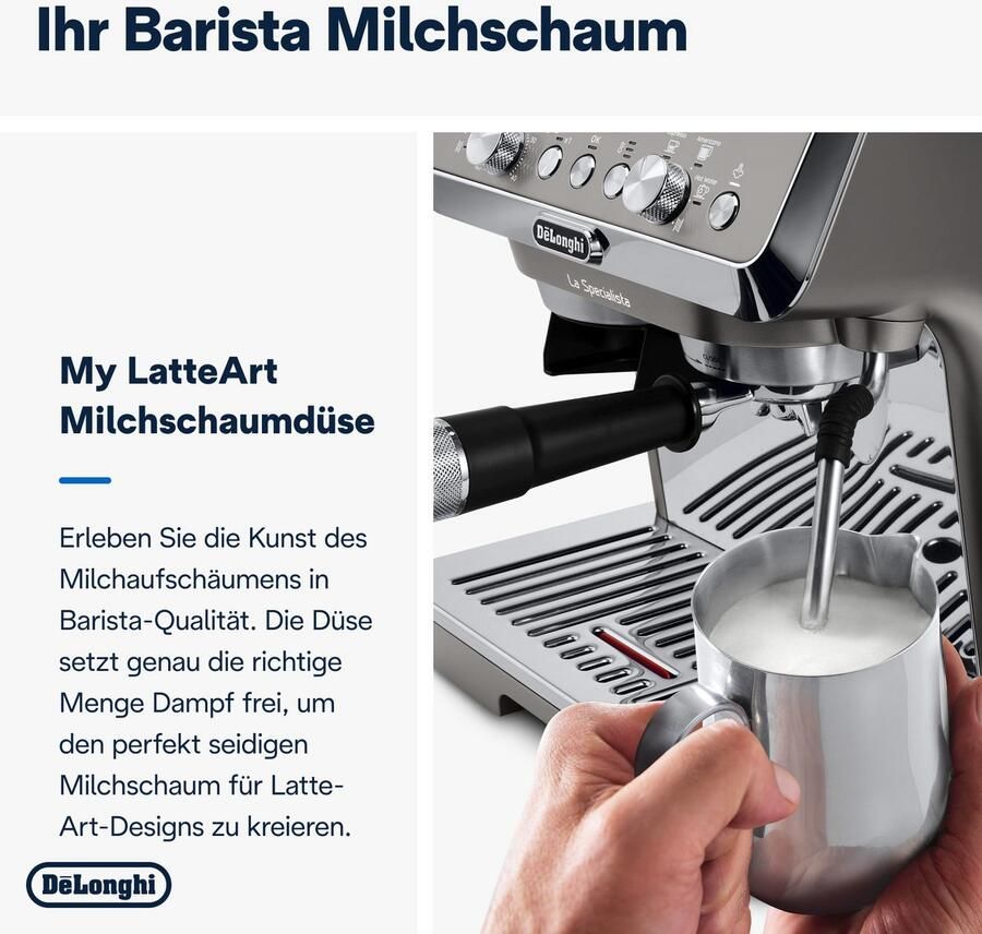 De'Longhi Espressomachine LA SPECIALISTA ARTE EVO COLD BREW 8004399027190 8 maalgraden 3 temperatuurinstellingen & cold brew incl. barista kit - Foto 7