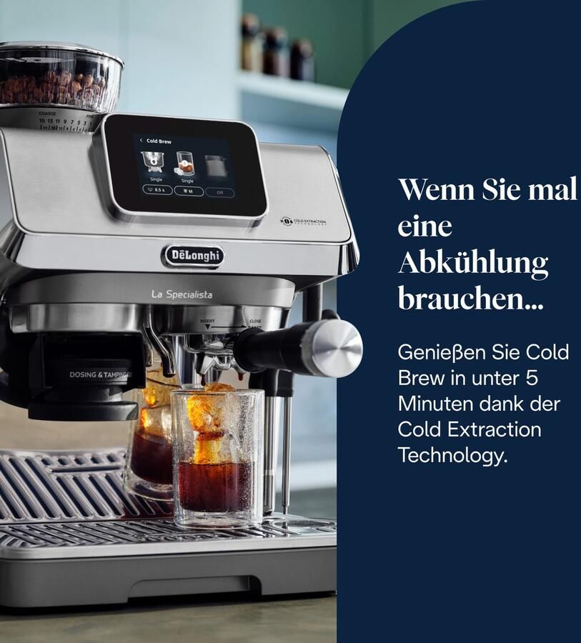 De'Longhi Espressomachine LA SPECIALISTA TOUCH EC9455.M 10 recepten cold brew auto latteart melkschuim incl. barista kit - Foto 9