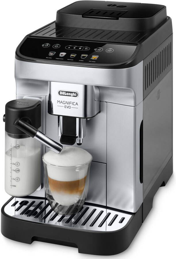 De'Longhi Volautomatisch koffiezetapparaat Magnifica Evo ECAM 290.61.SB met lattecrema melksysteem zilver zwart - Foto 9