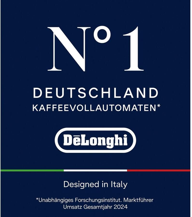 De'Longhi Volautomatisch koffiezetapparaat Dinamica ECAM350.35.SB 4 recepten directe keuzetoetsen & My-functie