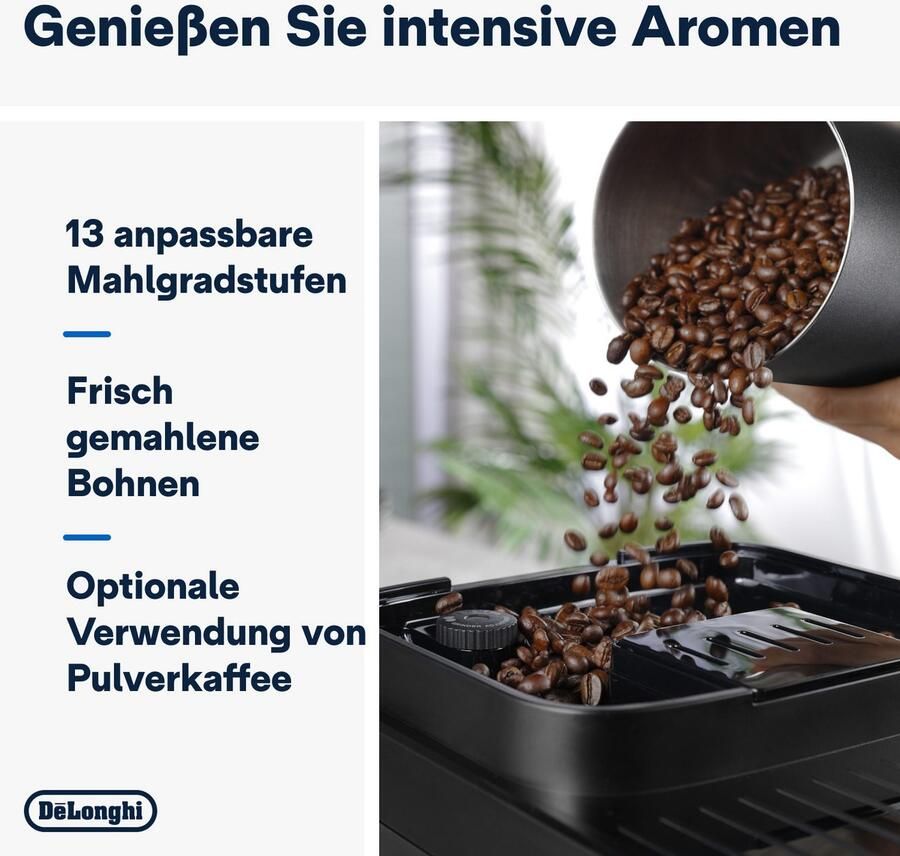 De'Longhi Volautomatisch koffiezetapparaat Magnifica Evo Next ECAM310.60.GB MyLatteFunktion 3 gebruikersprofielen LatteCrema-melksysteem 10 recepten - Foto 2