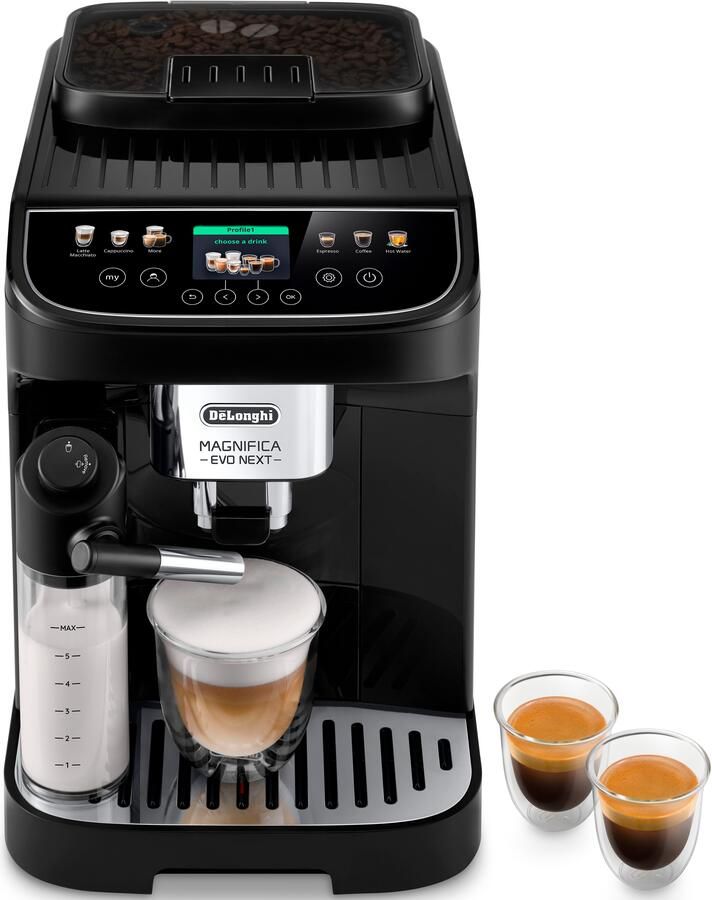 De'Longhi Volautomatisch koffiezetapparaat Magnifica Evo Next ECAM310.60.GB MyLatteFunktion 3 gebruikersprofielen LatteCrema-melksysteem 10 recepten - Foto 8