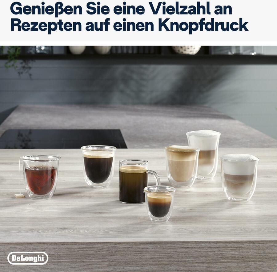 De'Longhi Volautomatisch koffiezetapparaat Magnifica Evo Next ECAM310.60.GB MyLatteFunktion 3 gebruikersprofielen LatteCrema-melksysteem 10 recepten