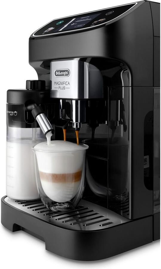De'Longhi Volautomatisch koffiezetapparaat Magnifica Plus ECAM320.60.B 15 recepten LatteCrema melksysteem 3 5" touch-kleurendisplay extra shot functie automatische reiniging - Foto 8