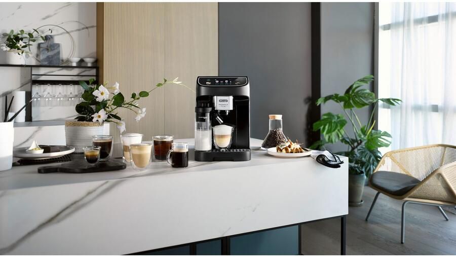 De'Longhi Volautomatisch koffiezetapparaat Magnifica Plus ECAM320.60.B 15 recepten LatteCrema melksysteem 3 5" touch-kleurendisplay extra shot functie automatische reiniging - Foto 9