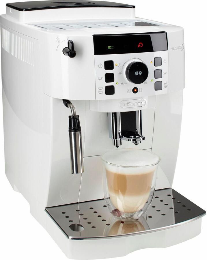 De'Longhi Volautomatisch koffiezetapparaat Magnifica S ECAM21.118.W Melkopschuimer voor Cappuccino Wit Eenvoudige bediening automatische reiniging kegelmolen (13-traps) - Foto 6