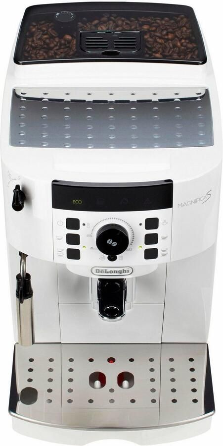 De'Longhi Volautomatisch koffiezetapparaat Magnifica S ECAM21.118.W Melkopschuimer voor Cappuccino Wit Eenvoudige bediening automatische reiniging kegelmolen (13-traps) - Foto 5