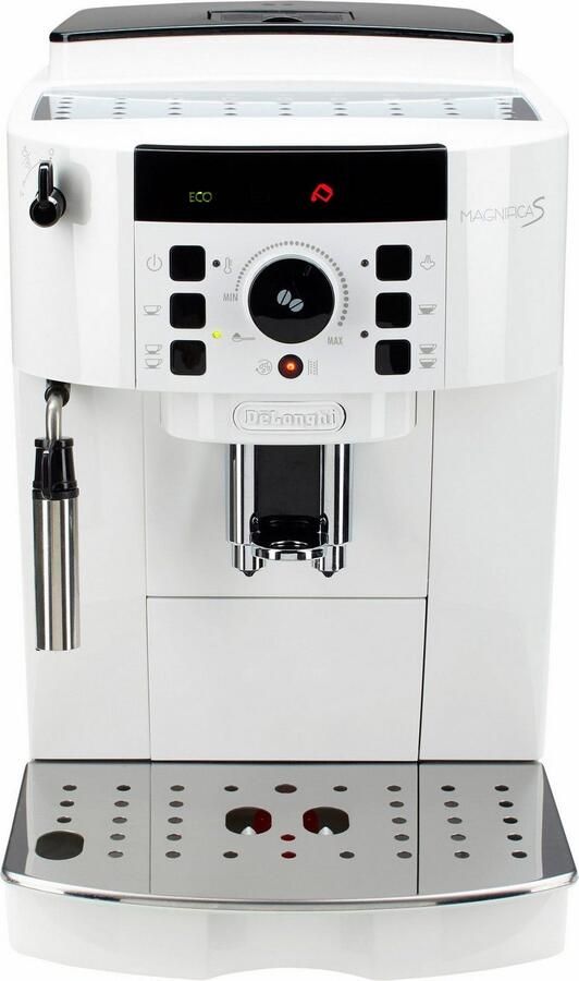 De'Longhi Volautomatisch koffiezetapparaat Magnifica S ECAM21.118.W Melkopschuimer voor Cappuccino Wit Eenvoudige bediening automatische reiniging kegelmolen (13-traps) - Foto 4