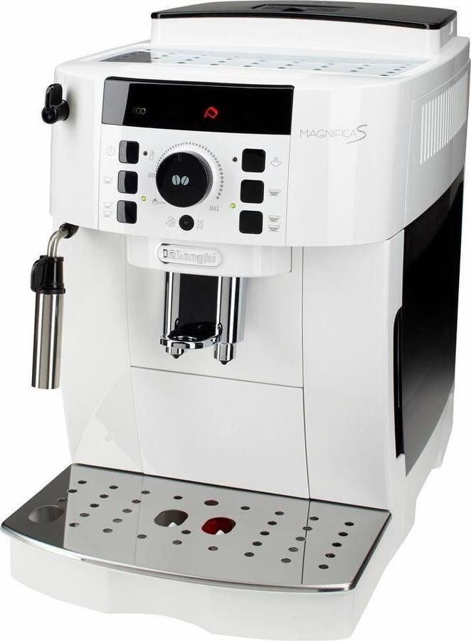 De'Longhi Volautomatisch koffiezetapparaat Magnifica S ECAM21.118.W Melkopschuimer voor Cappuccino Wit Eenvoudige bediening automatische reiniging kegelmolen (13-traps) - Foto 3