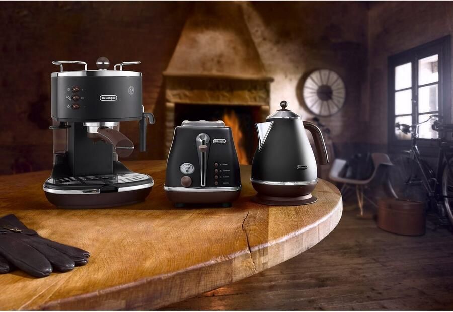 DeLonghi waterkoker Icona Vintage KBOV 2001.BK 1 7 liter - Foto 7