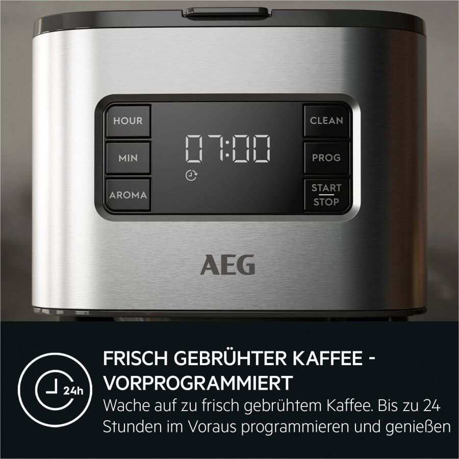 AEG Filterkoffieapparaat Gourmet 6 CM5-1-6ST 1 25 l - Foto 3