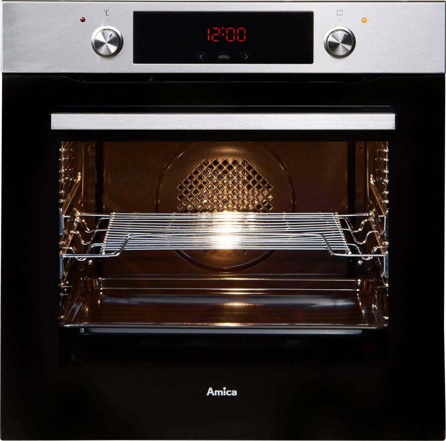 Amica Inbouw ovenset BOXI 955 000 E 2-voudig telescopisch uittrekbaar hetelucht xxl-volume