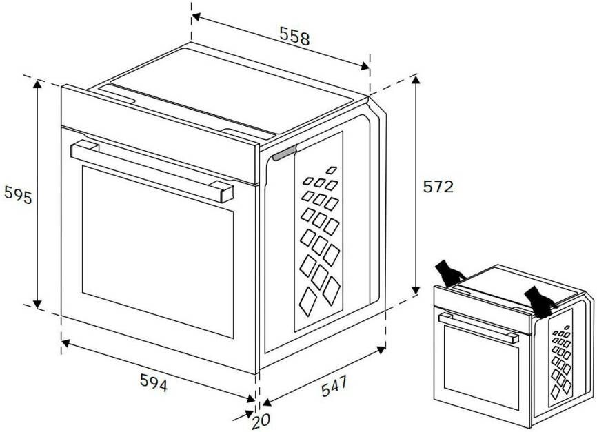 BEKO Inbouwoven BBIM13400XS