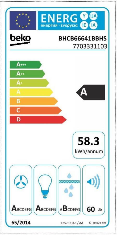 BEKO Schuine wandkap met luchtreinigingsfunctie (1 stuk) - Foto 6